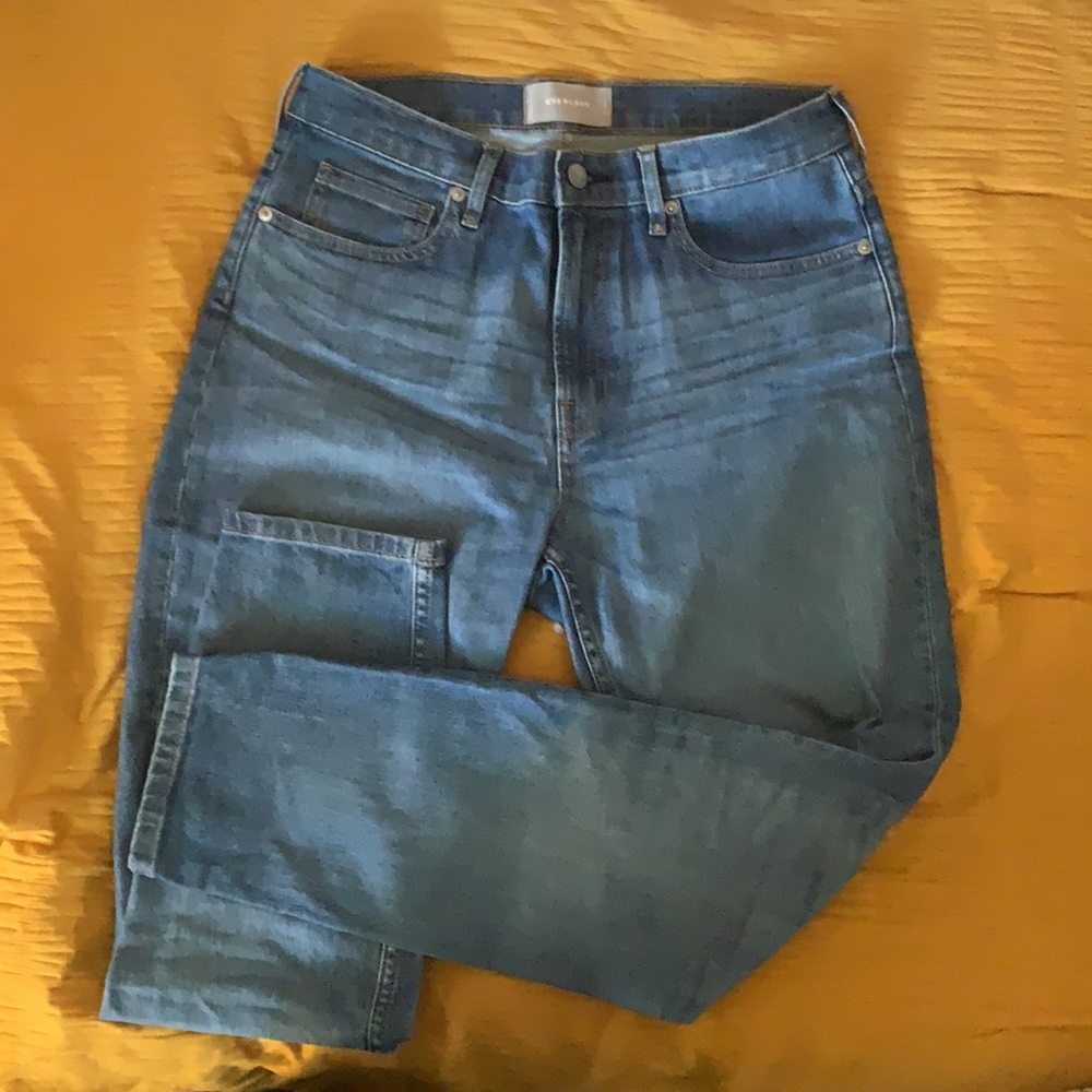 Everlane high rise straight leg jeans